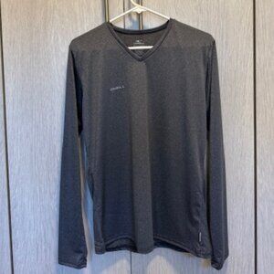 O’Neill Hybrid Long-Sleeve Sun Shirt in Grey, Size XL